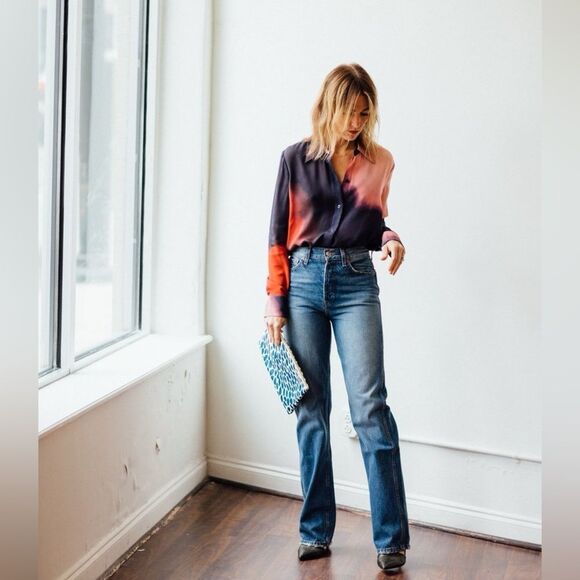 Re/done High Rise Loose in Vintage Indigo Wash - Picture 2 of 9